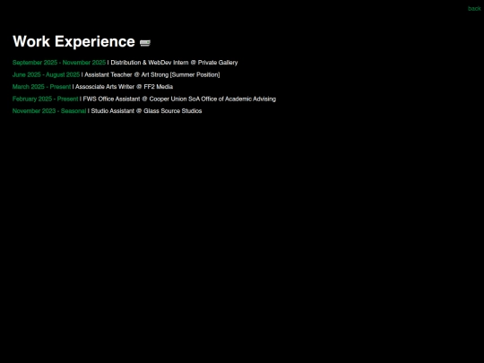 work screenshot
