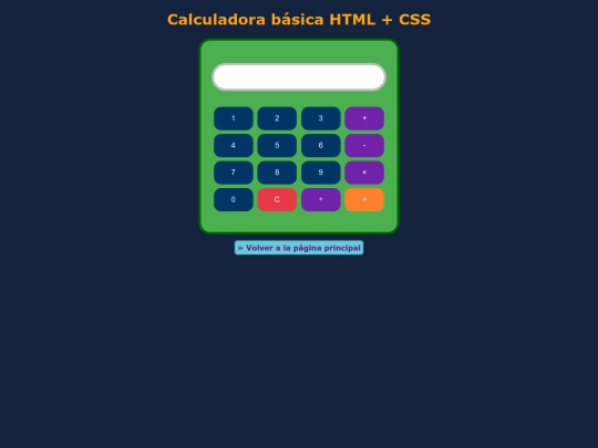 calculadora screenshot