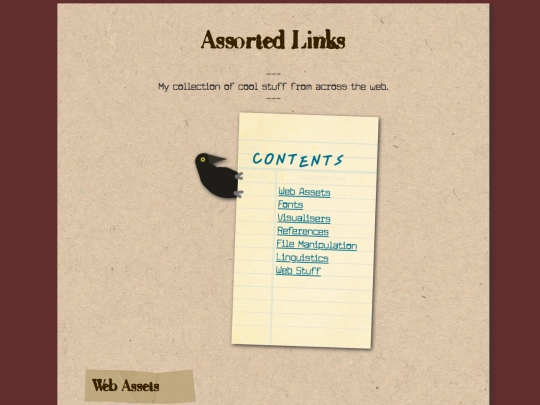 archives/links screenshot