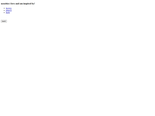 pages/neocities screenshot