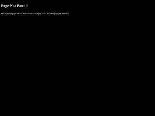 not_found screenshot