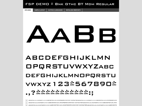 webfontkit-20240414-214714/demo-bgt65-demo screenshot