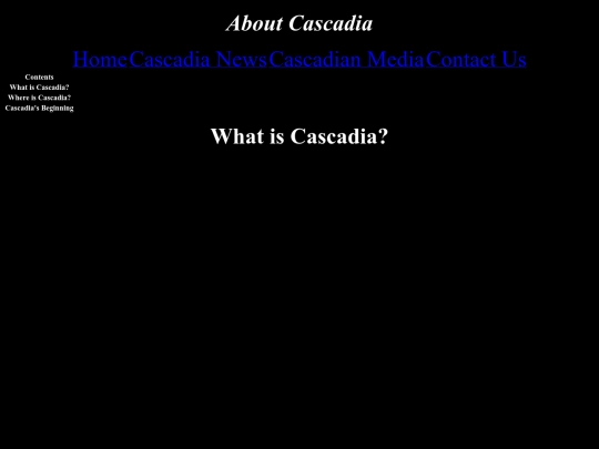 AboutCascadia screenshot