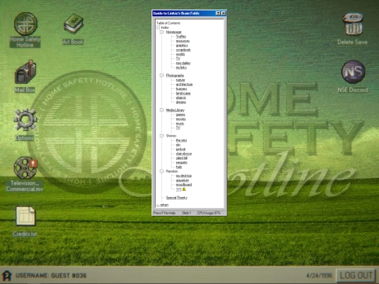 sitemap screenshot