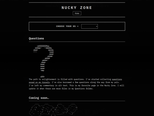 blog/posts/questions screenshot