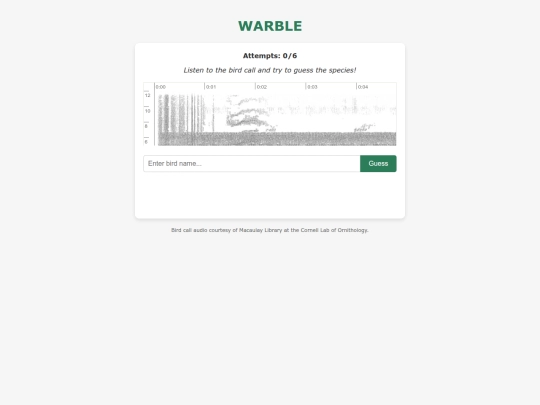 tests/warble/cluetest screenshot