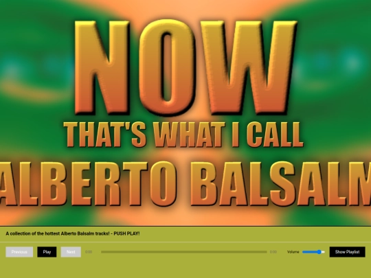 tracks/alberto/balsalm screenshot