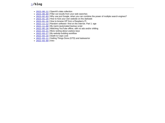 blog screenshot
