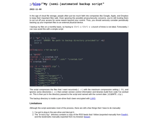 blog/zip screenshot
