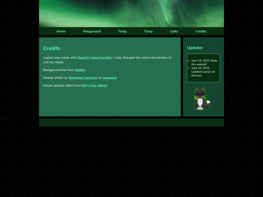 oldSite/credits_old screenshot