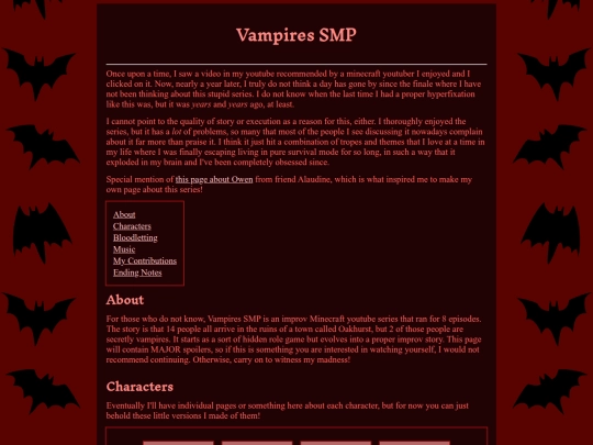 pages/vampires screenshot
