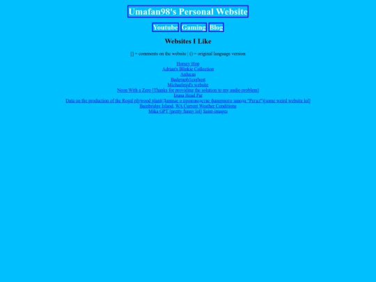 websiteselection screenshot