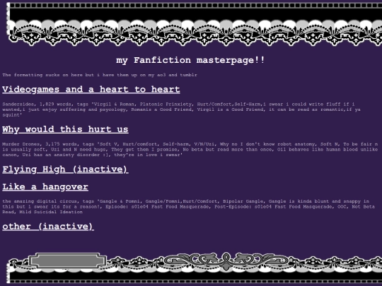 Myfanfiction screenshot