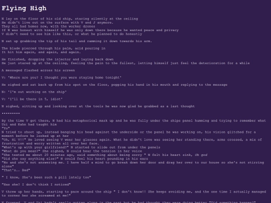 fanfiction/flyhigh screenshot