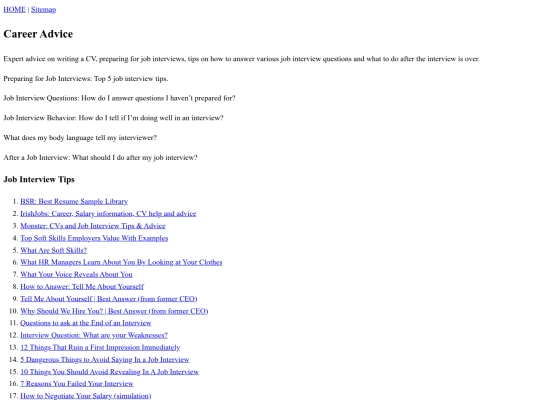 career-advice screenshot