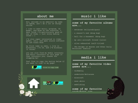 aboutme screenshot