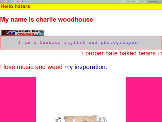blog screenshot