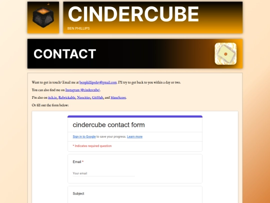 contact screenshot