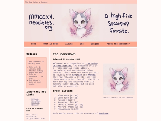 EPs/The Comedown/TheComedown screenshot
