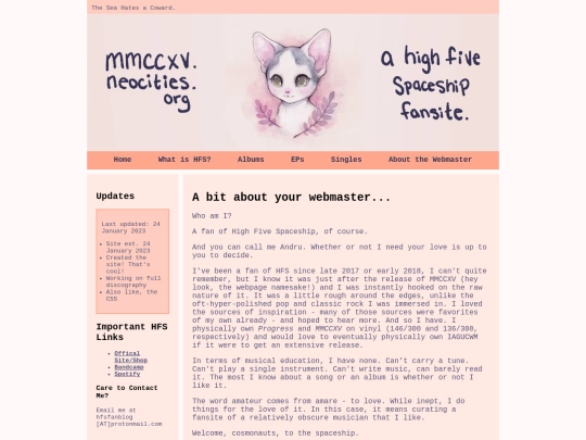 Info/aboutme screenshot