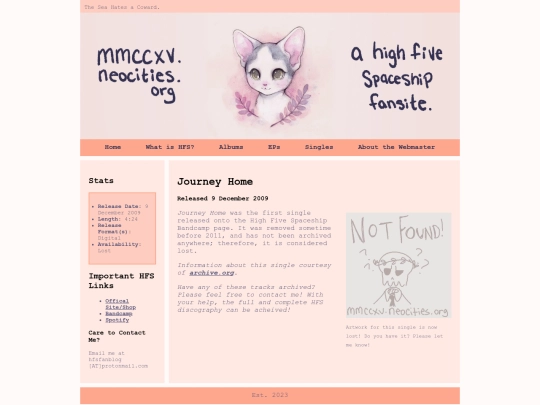 Singles/Pre-2010/JourneyHome screenshot