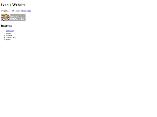 index screenshot