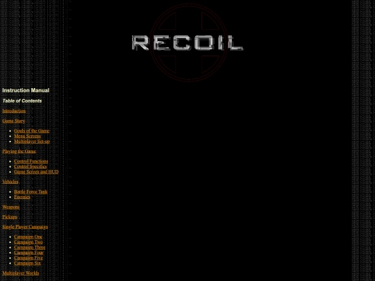 RECOIL/manual screenshot