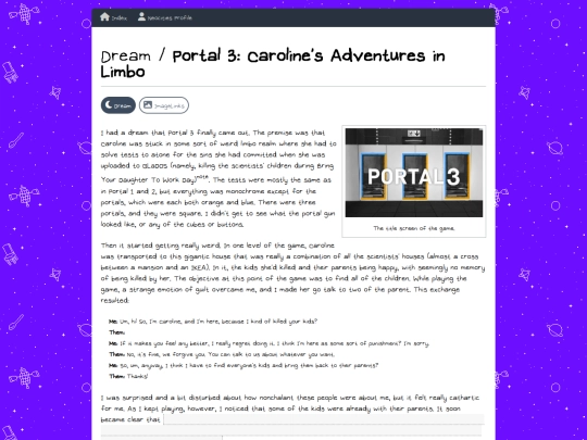 dreams/portal3 screenshot