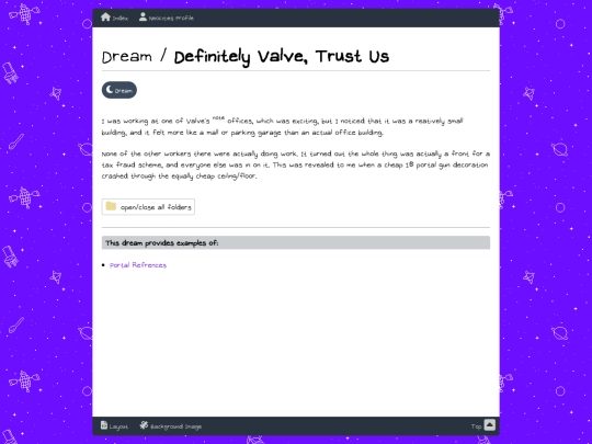 dreams/valve screenshot