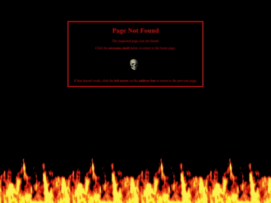 not_found screenshot