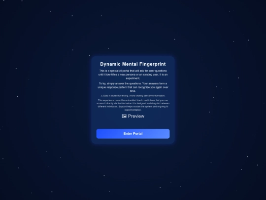TRANCIX-mental-fingerprint screenshot
