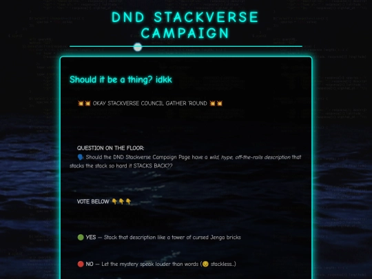 dnd-stackverse screenshot