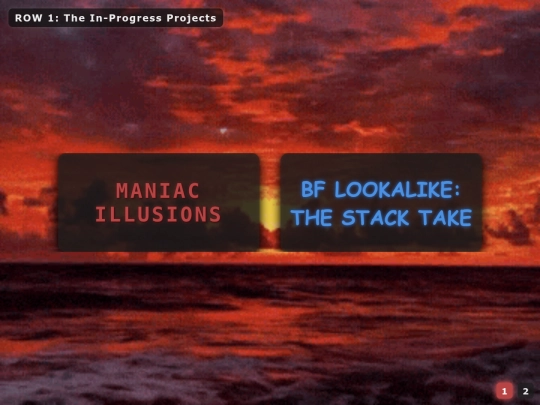 projects screenshot