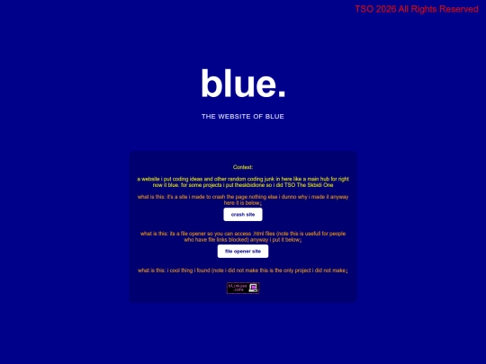 blue screenshot