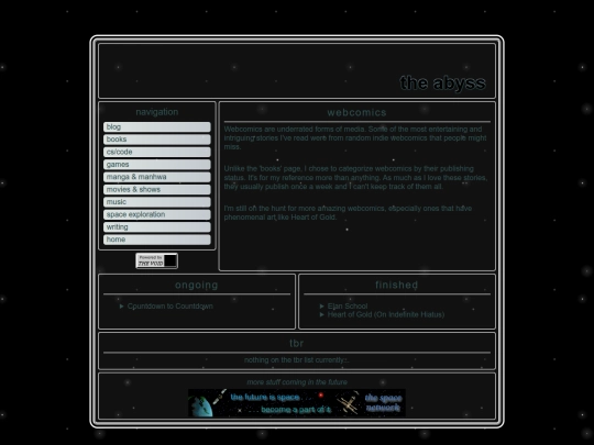 webcomics screenshot