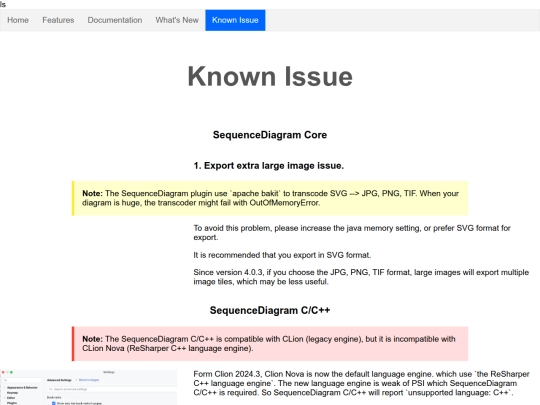 issue screenshot