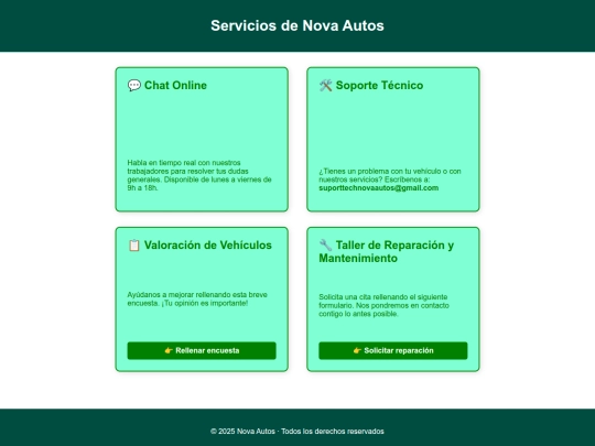 webpages/php/services screenshot