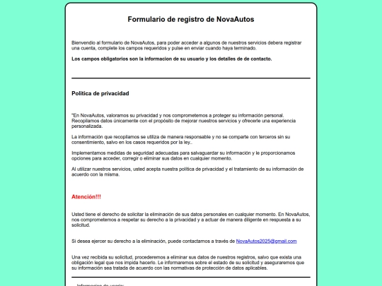 webpages/register screenshot
