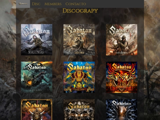 Discograpy screenshot