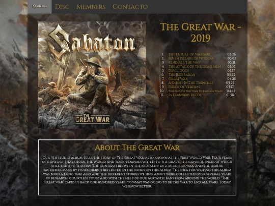 Discs/The Great War - 2019 screenshot