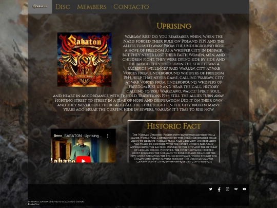 Songs/coat of arms/Uprising screenshot