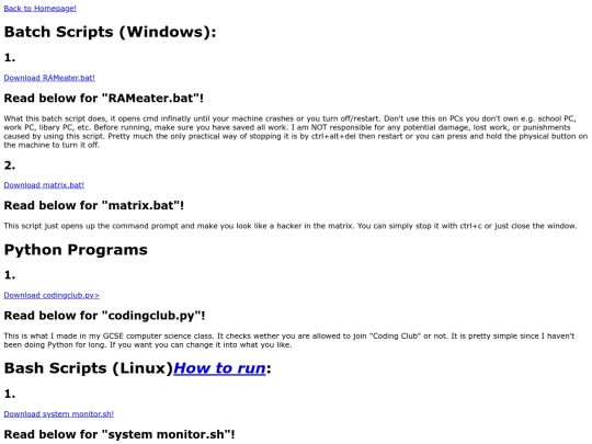batchfiles screenshot