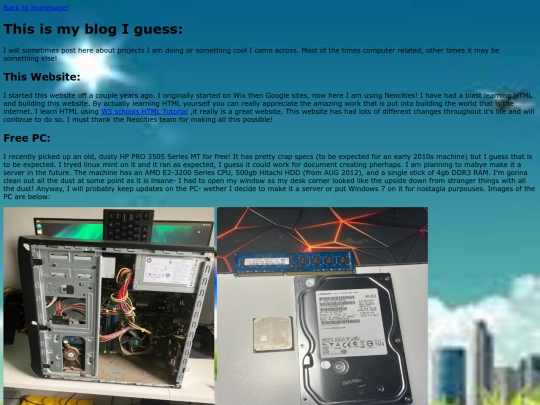 projects screenshot