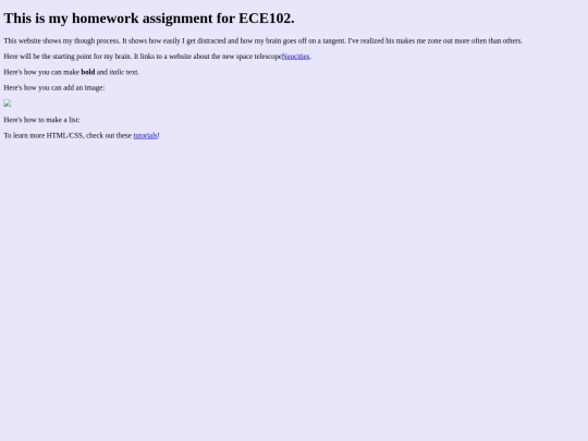 HW screenshot