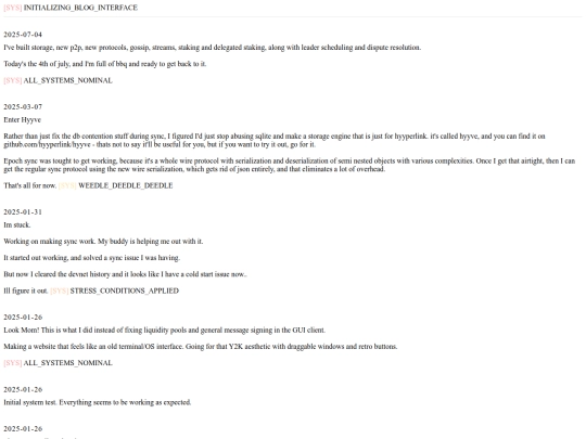 blog screenshot