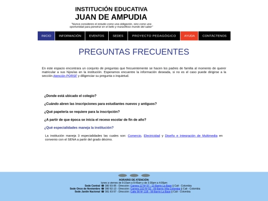 preguntas-frecuentes screenshot