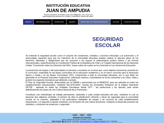 seguridad-escolar screenshot