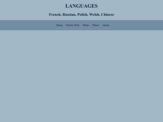 language screenshot