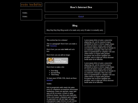 blog screenshot