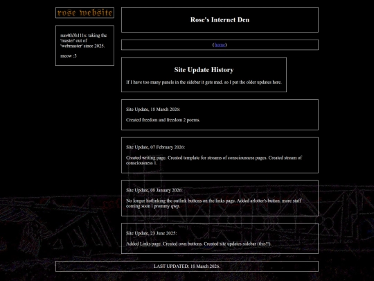 history screenshot